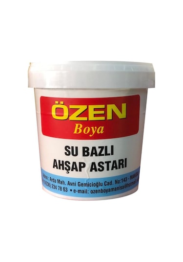 Su Bazlı Ahşap Boya Seti-Su Bazlı Ahşap Astarı+Boyası+Verniği+Rul