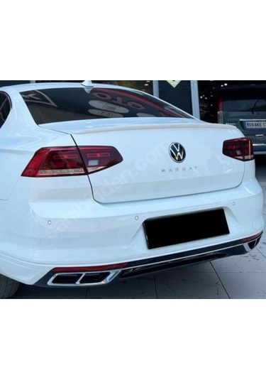 Vw Passat B8.5 Arka Tampon + Parlak Siyah Rline Difüzör 2015 2022