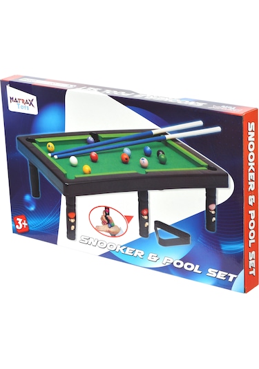 Matrax Oyuncak Snooker & Pool Set Bilardo