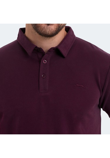 Slazenger KUGGA Erkek Tişört Mürdüm