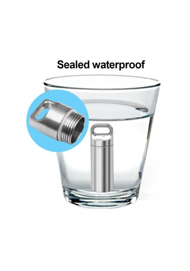 Dolıty Seyahat Açık Için Hap Tutucular Su Geçirmez L Gümüş