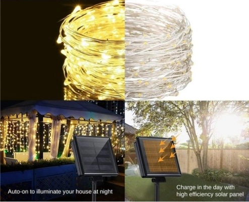 Solar Peri Led 20m Karışık