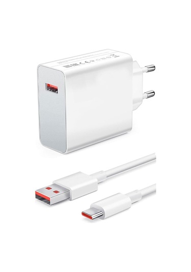 Büro Ev Ofis Telefonu İçin 120w Turbo 1mt Usba To Usbc Kablolu Duvar Şarj Aleti