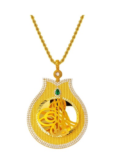 Bilezikci Lale Tuğra Hasır Altın Kolye 8krc65kl