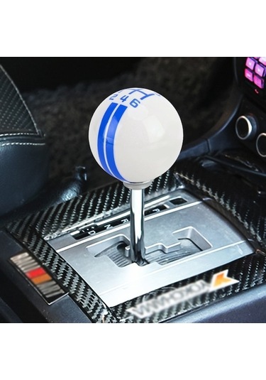 Wondernest Vitesli Vites Topuzu Top Sones Sol-sağ Şekli Reçine Modifiye Mavi Manuel Evrensel Değiştirici Araç 6 Rr Mavi