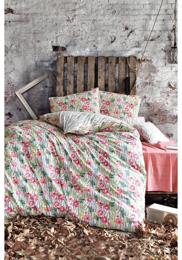 Issimo Home %100 Pamuk Wıld Flower Nevresim Takımı Tek Kişilik