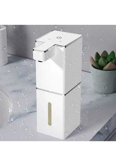 Moveevo Beyaz Duvar Montlu Otomatik Sensörlü Köpük Sabun Dağıtıcı, Dokunsuz Kullanim, 4 Seviye Hacim Kontrolü, Ipx5 Su Geçirmez, 380ml Kapasite, P7 Modeli Diğer
