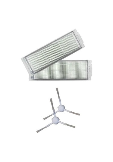 Xiaomi Mi Robot Vacuum Mop Pro Seti: 2 Adet Hepa Filtre - 2 Adet Yan Fırça