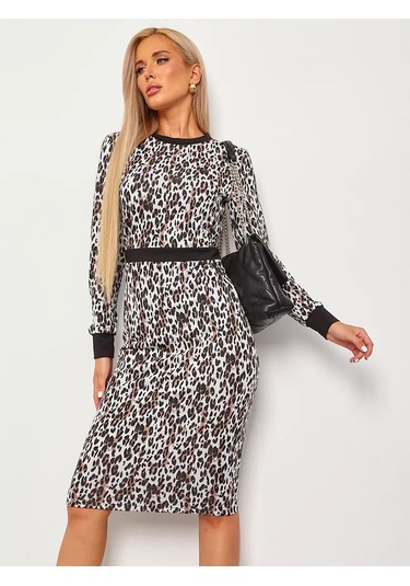 Jetty Ofiste Ve Günlük Kullanım İçin Vücuda Oturan Düz Kesim Elbise 252855631 Siyah