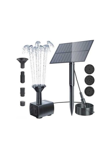 Pazly Yüksek Verimli Güneş Panelli, Ayarlanabilir Açılı, Çoklu Nozullu Dayanıklı Güneş Çeşmesi