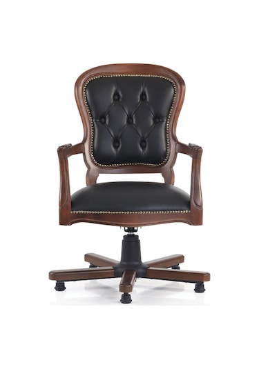 Crown Ofis Sandalyesi Koyu Ceviz