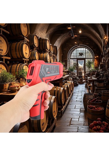 Benetech Gt313d Lcd Ekranlı Kızılötesi Termometre, Dahil Değil