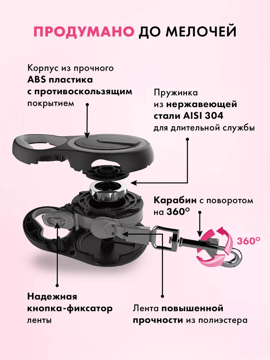 Purrfect Place 8 M Yürüyüş Kayışı 232567595 Pembe