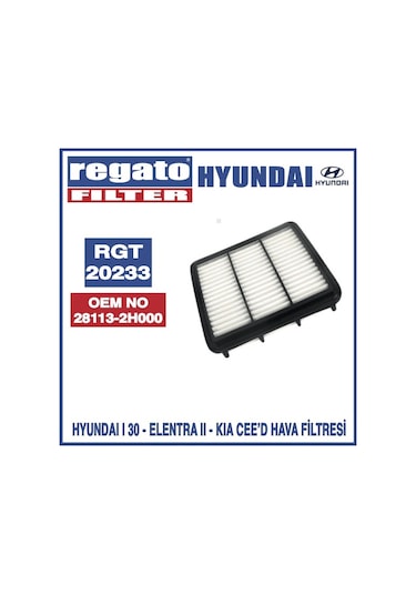 Regato Hyundai İ 30-elentra Iı-kia Cee'd Hava Filtresi