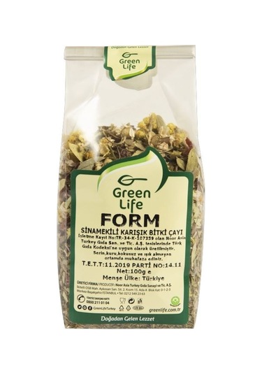 Green Life Form Sinamekili Karışık Bitki Çayı 100 G