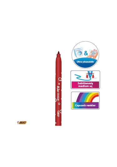 Bic Kids Couleur Keçeli Boya Kalemi 24'lü