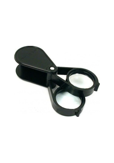 Büyüteç 20x30 2k-30mm Çıft Optik Lens Katlanan Cep Büyüteç