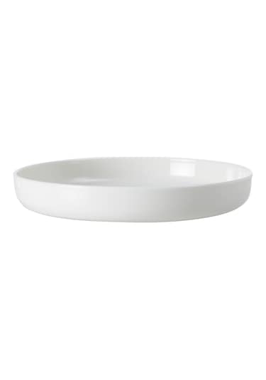 Mudo Home Ephesus Whıte Çukur Tabak Seti 22cm - 6lı Beyaz