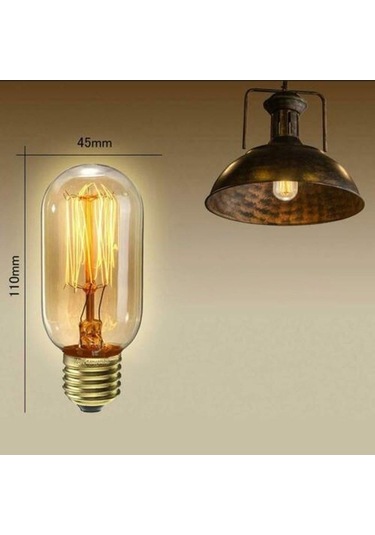 Novahub 6 Adet E27 Vintage Endüstriyel Retro Edison Led Lamba, Dekorasyon Işıkları, Led Filament, Endüstriyel Aydınlatma, Ev Ve Otel İçin 6 Li Paket