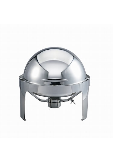 Deluxe Yuvarlak Rolltop Chafing Dish Elektrikli