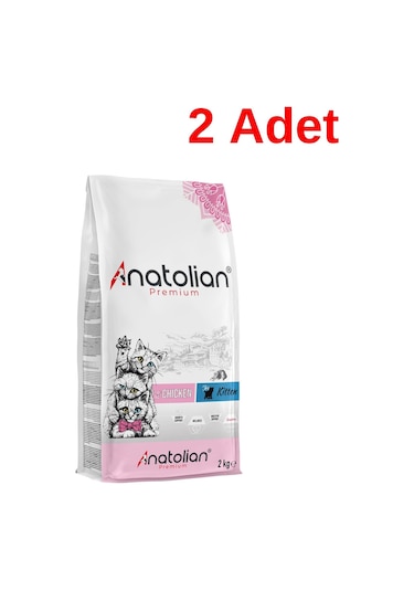 Anatolian Premium Kitten Tavuklu Yavru Kedi Maması 2 x 2 KG