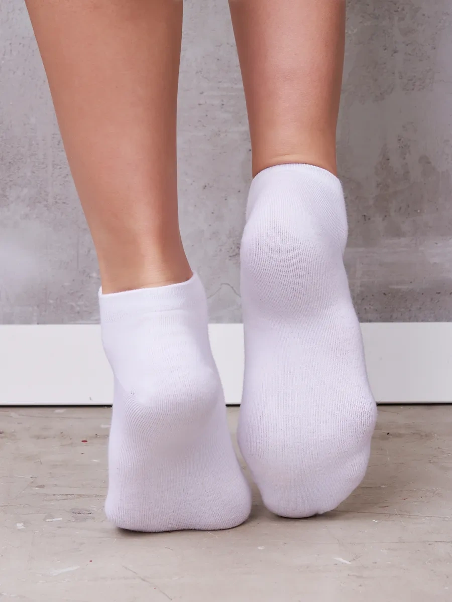 Dıellı Kısa Çoraplar 10 Çiftlik Set 366856369 Beyaz