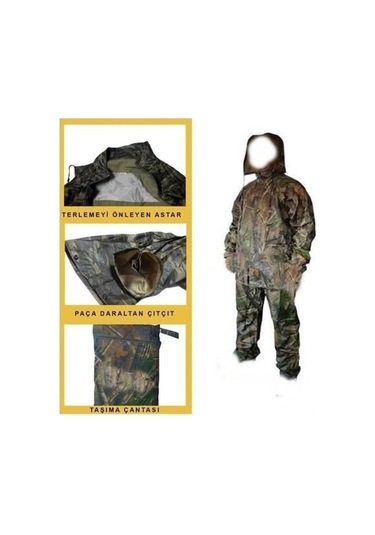 Hunter Takım Yağmurluk Hg 200 2Xxl Orman Desen Çok Renkli