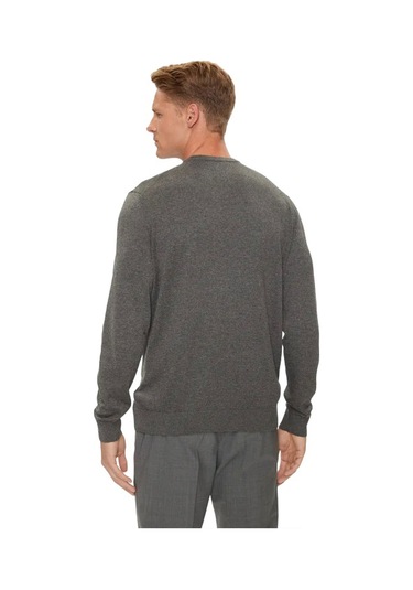 Calvin Klein Erkek Kazak Koyu Gri