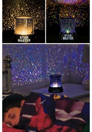 Star Master Projeksiyon Yıldızlı Gece Lambası 4767 - Net7413-1955 Renkli