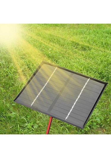 Shineyee 12v 1.5w A Sınıfı Çok Kristal Güneş Paneli + Alligator Klem, Yüksek Verimli Dönüşüm, Dıy Modülü, Düşük Güçlü Cihazlar İçin