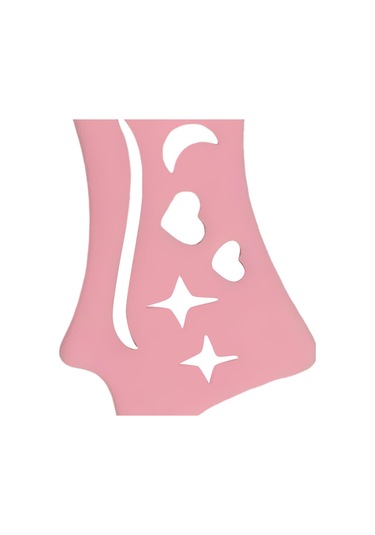 Suntek Lady Pink Için Eyeliner Stencil Çok Amaçlı Pembe