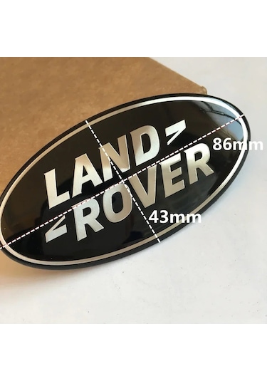 Land Rover Panjur Ön Logo Arma Siyah Renk Car Logo Ithal - Panjur