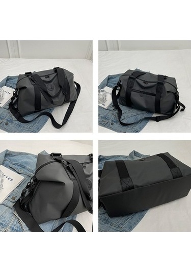 Zcjb Büyük Kapasiteli Su Geçirmez Spor Ve Fitness Çantası Açık Hava Seyahat Bagaj Çantası Mavi Mavi