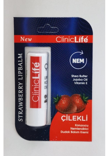 Cliniclife Dudak Bakım Kremi Çilek