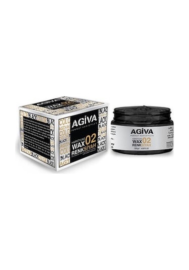 Agiva Hairstyling Color 02 Wax Siyah 120 G