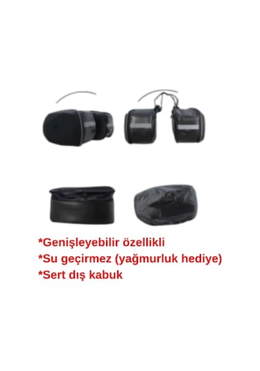 Windtech 01 3d Basic Yan Çanta Takımı Siyah