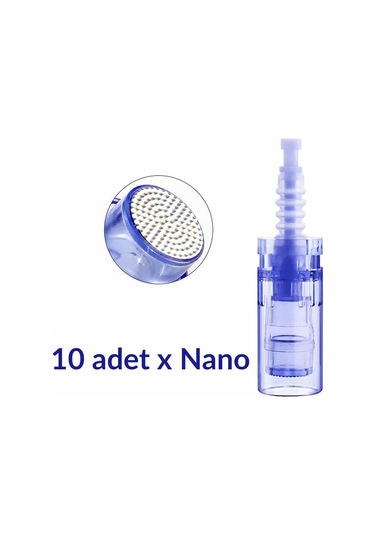ADANİL DR. PEN NANO ROUND DERMAPEN İĞNESİ ORİJİNAL DERMAPEN İĞNE KARTUŞU SOKETLİ 10 ADET