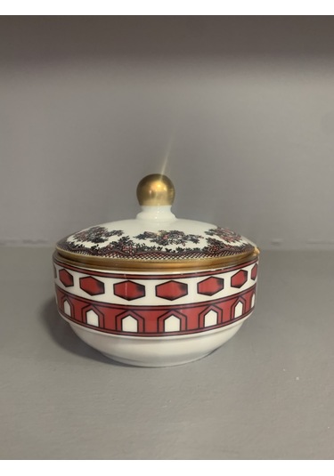 Fermato Porselen Kapaklı Şekerlik Apollo Serisi Çok Renkli