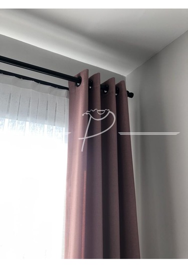 Fon Perde Kapsüllü Kuşgözü Keten Fonluk Aplim Desen