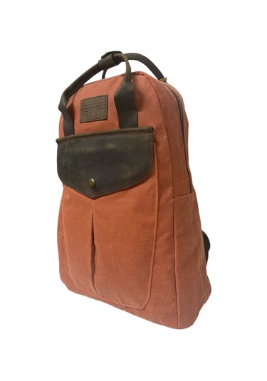 Vintage Deri Kanvas Su Geçirmez Disayn Unisex Gezi Okul Kamp Seyahat Sırt Çantası 28x39cm Kiremit Vintage Deri Kanvas Su Geçirmez Disayn Unisex Gezi Okul Kamp Seyahat Sırt Çantası 28x39cm Kiremit