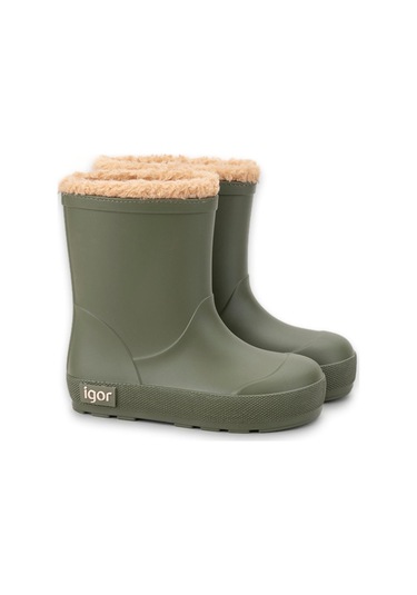 Igor W10314 Yogi Dk Borreguito Yağmur Haki Kız Çocuk Çizme Haki