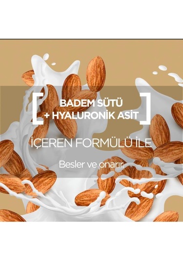 Garnier Süt Bombası Besleyici Kağıt Yüz Maskesi - Badem Sütü