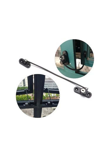 Yeni Güvenlik Kapısı Pencere Kilidi Tel Kablo Güvenlik Kısıtlayıcı Kapı Çocuk New Black New Black Çok Renkli