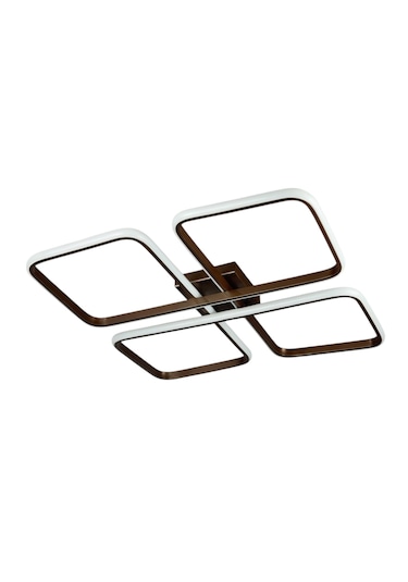 Specula Kahverengi Beyaz Ledli - Mutfak - Salon Led Avize Kahve Rengi