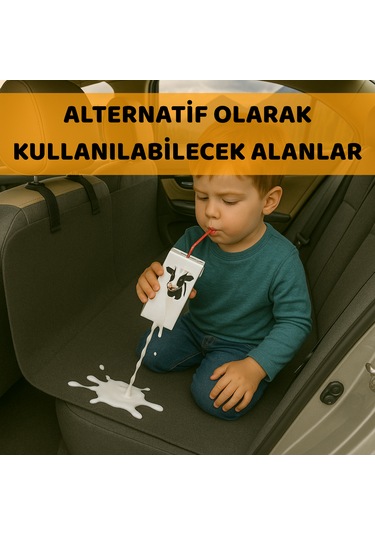 Beylini Kedi Köpek Araç Koltuk Örtüsü Su Geçirmez Koltuk Koruyucu Antrasit 145 x 185 CM