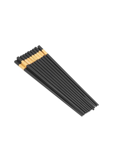 Skycity 24cm Cam Fiberlı 10 Çift Çubuk: Kaymaz Dizayn, Yıkama Makinesine Uygun, Yeniden Kullanılabilir, Metal/kolay Kullanıma Uygun Asya Yemeği Çubukları Diğer