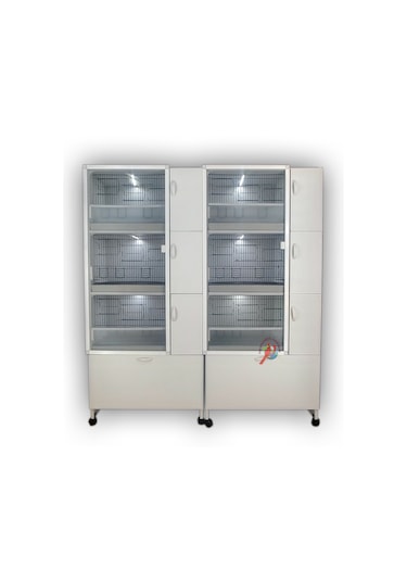İstanbul Kafes Model 6Dyyy Pvc Kuş Dolabı