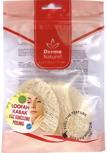 Derma Naturel Loofah Yüz Temizleme Peeling 2 Li Set