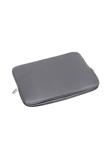 Yifomall 13" Dizüstü Bilgisayar Ve Ultrabook Kılıfı - Gri Renk, Hızlı Fermuar Açılışı, Yumuşak Köpük Döşeme, İnce Tasarım Siyah