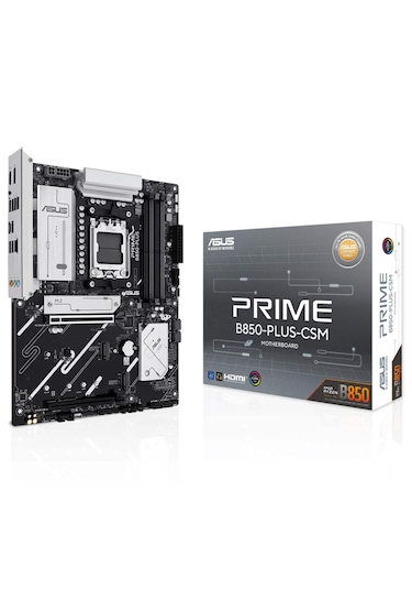 Asus Prıme B850-plus-csm Amd B850 Am5 Ddr5 8000 Dp Hdmı 3x M2 Usb